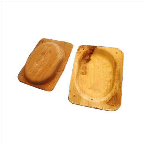 Brown Areca Leaf Tray - Areca Leaf Material, Light Brown Color | Disposable, Eco-Friendly Alternative for Commercial & Household Use
