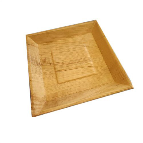 Eco Palm Leaf Plate - Palm Leaf, Multi-Use Size, Light Brown | Disposable, Bio-Degradable, Lightweight for Events & Gatherings