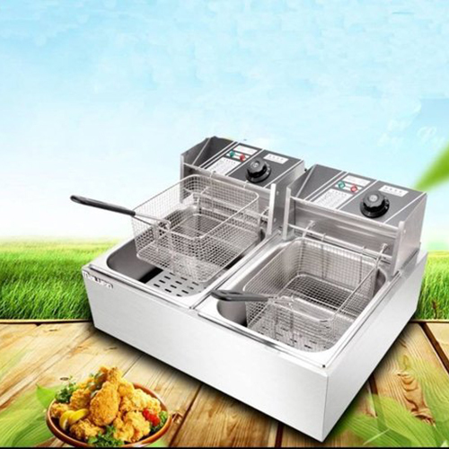 Double Tank Table Top Electric Fryer
