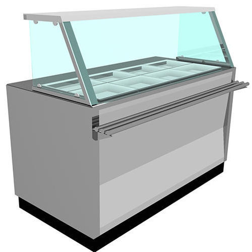 Stainless Steel Bain Marie Display Counter