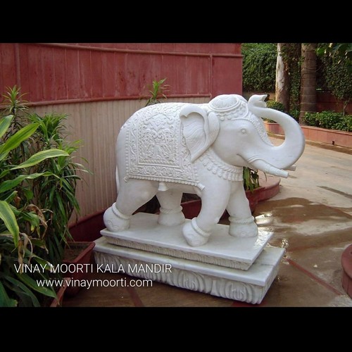 Marble Elephant Statues