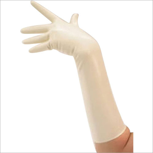 White Gynaecological Gloves