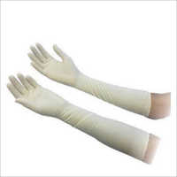 सफेद सर्जिकल रबर के दस्ताने