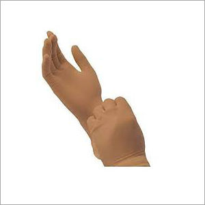 Brown Disposable Rubber Gloves