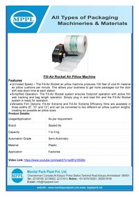 Fill-Air RF Air Pillow Machine
