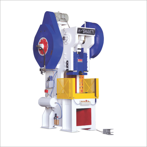 C-Type Super Rigid Pneumatic Power Press - Color: White Blue