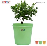 Evergreen-33 Flower Pot - Color: Green