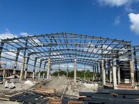 Prefabricated Building Manufacturers - Metal Sheet & Aluminum Roof, Features Sandwich Panel Insulation, Ideal For Warehouses, Plants, Workshops