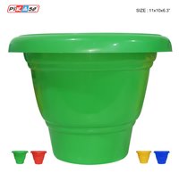 Green Planter 6 - Color: Red