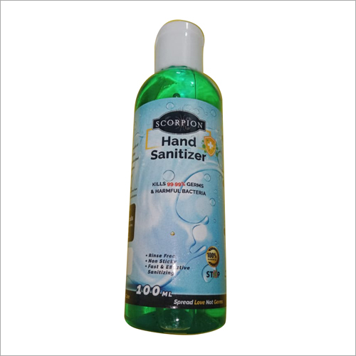 100 ml Hand Sanitizer - 100 ml Size | Anti Allergic Formulation, Effectively Kills Germs for Safe and Convenient Use