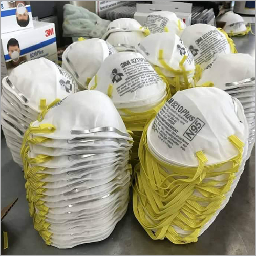 N95 8210 Plus Face Mask - Lightweight Design, Standard Size | Unisex Use for Clinics, Hospitals, and Households - Hygienically Produced