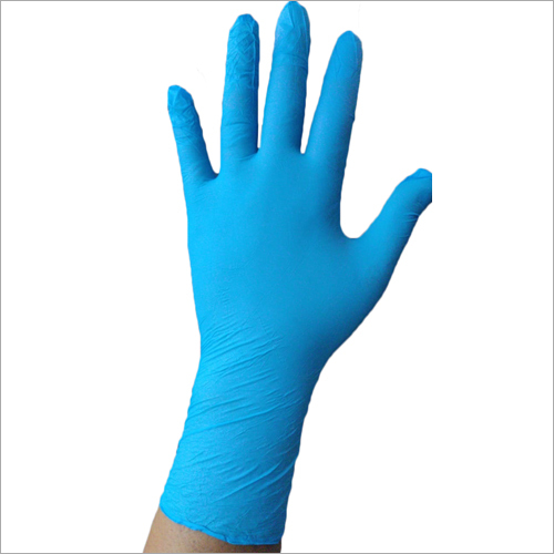 Blue Safety Hand Gloves - High Quality Material, Various Sizes Available, Blue Color | Disposable, Ideal for Surgical, Material Handling & Automotive Use