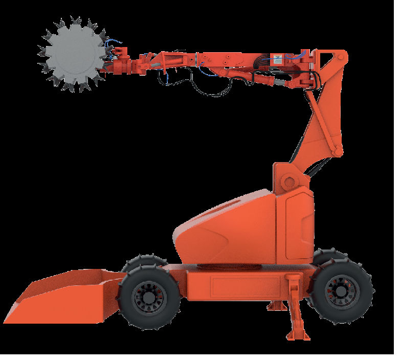 Remotely Operated Varaha Ore Loading/Dozing Vehicle For Mines