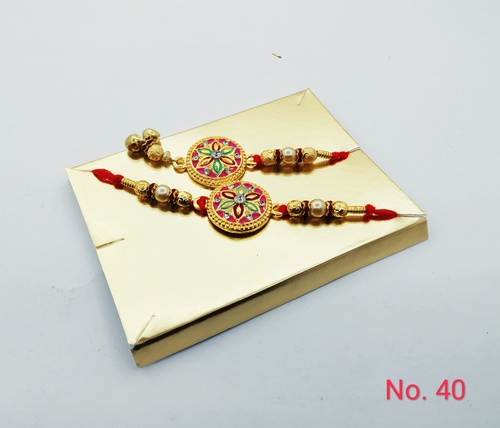 Designer Rakhi for Bhai Bhabhi