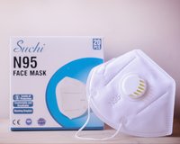 N-95 Mask with Ultrasonic Ear loop and with Respirator