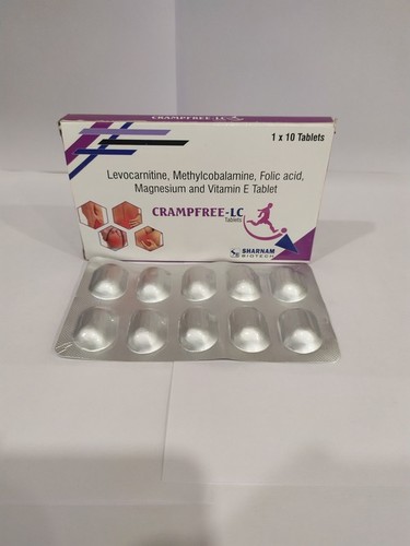 Methylcobalamin Folic Acid And Levocarnitine Tablets Magnesium And Vitamin E Tablet