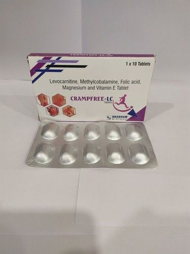 Methylcobalamin Folic Acid And Levocarnitine Tablets Magnesium And Vitamin E Tablet