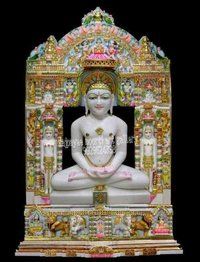 Marble Jain Mahaveer Swami Statue