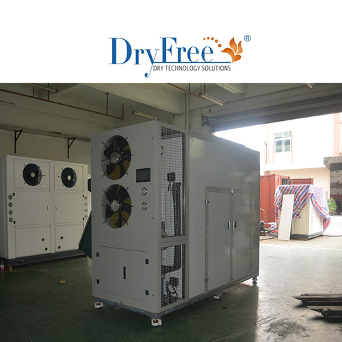 Green Energy Saving Solar Heat Pump Fruit Drying Machine - Stainless Steel, 2800x1100x2200 mm | 300 kg Capacity, Touch Screen Control, 24-Hour Operation, Eco-Friendly Energy Savings