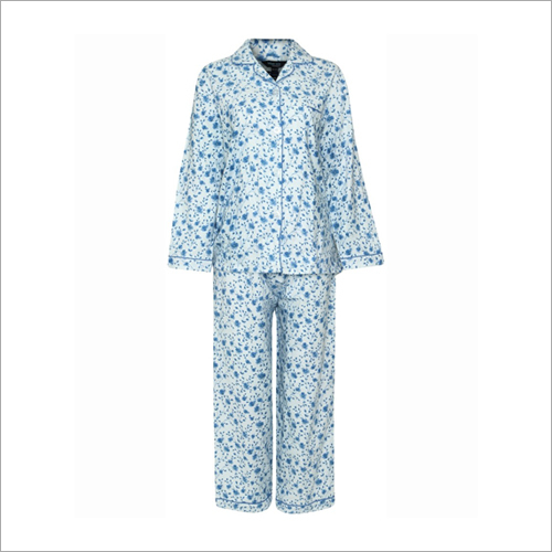 Ladies Fancy Night Suit - Cotton Full Sleeves | Available in Sizes S M L XL Perfect for Rainy Spring Summer & Winter Seasons