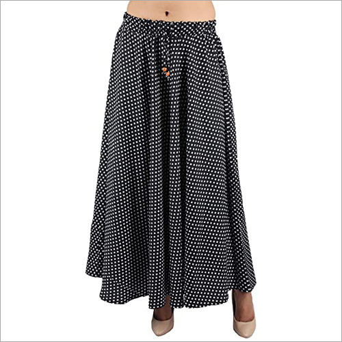 Ladies Printed Skirt - Cotton Blend, Various Sizes Available | All-Season Casual Wear with Trendy Patterns and Vibrant Colors