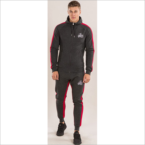 Mens Sports Tracksuit - Stretchable Fabric, Sizes S to XL, Long Sleeves, Versatile Shades and Designs | Seamless Stitching, Multiple Pockets, Washable
