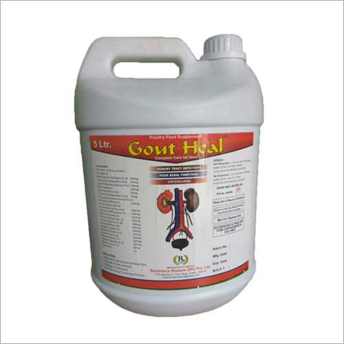 Poultry Feed Gout Heal 1 Ltr And 5Ltr