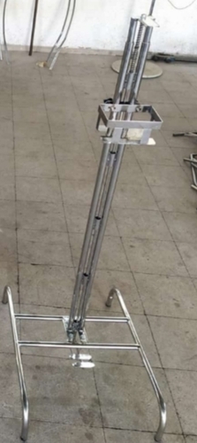 Sanitizer Stand - Stainless Steel, 40x30x120cm | Adjustable Height, Durable Stand, Easy Assembly, Open Holder, Stable Base