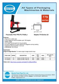 Pneumatic Plier PRO-PL77925LJ