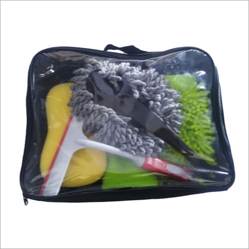 Green With Mixed 5 In 1 Car Care Kit