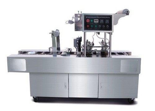 Food Tray Sealing Machine  Bakery Biscuits Tray Sealing Machine