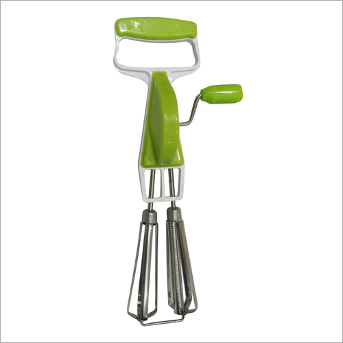 Handheld Blender - Plastic, Metal , Green Color, Durable and Easy to Use Design for Effortless Blending