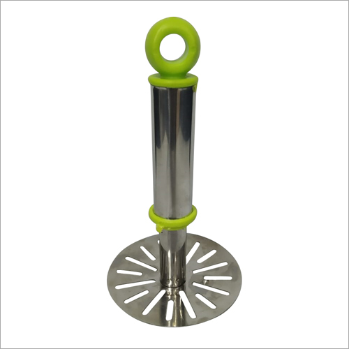 Plastic Potato Mesher - Plastic & Stainless Steel Green | Crushes Soft Foods Easily Durable Design for Everyday Use