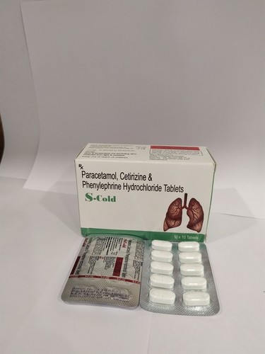 Paracetamol Cetrizine & Phenylephrine Hydrochloride Tab