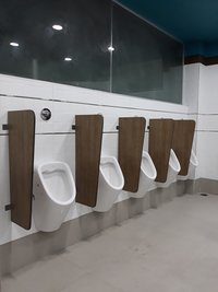 Hpl Urinal Partition - Chamfer