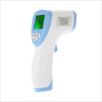 White. Sky Blue Handheld Infrared Thermometer