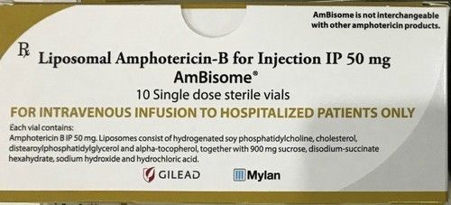 AMBISOME LIPOSOMAL AMPHOTERICIN -B INJECTION