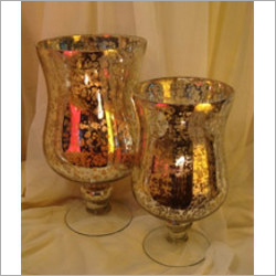 Silver Finish Candle Holder