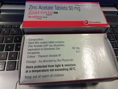 ZINCONIA  ZINC ACETATE TABLETS