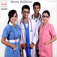 Nurse Uniform - Cotton/polycotton, All Sizes Available | V-neck Style, Attractive Colors, 2 Easy-clean Pockets