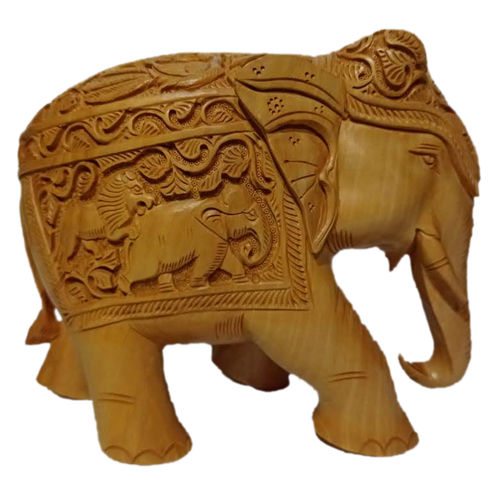Wooden Elephant Carving