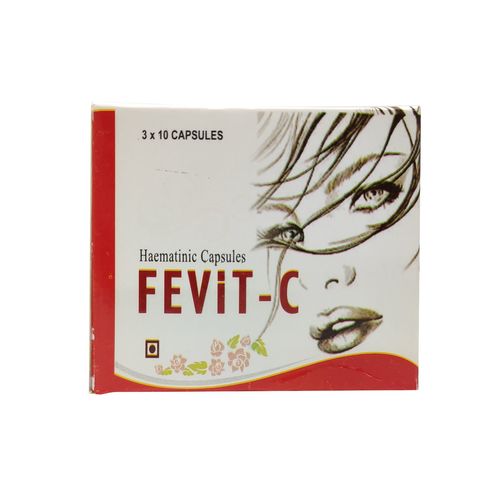 Fevit - C Haematinic Ferrous Fumarate Capsules Efficacy: Promote Healthy & Growth