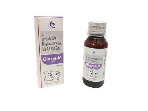 Glocet M- Levocetrizine Di Hydrochloride & Montelukast Syrup Generic Drugs