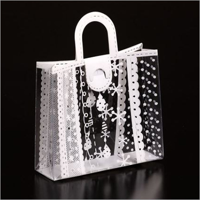 10x3x9 CM PVC Packaging Bag With Handle