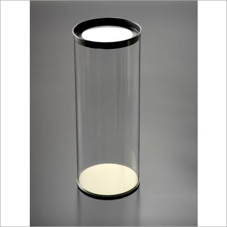 PVC PET Round Box With Tin Lid