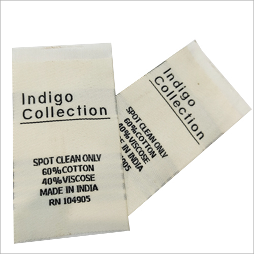 Customized Wash Care Label