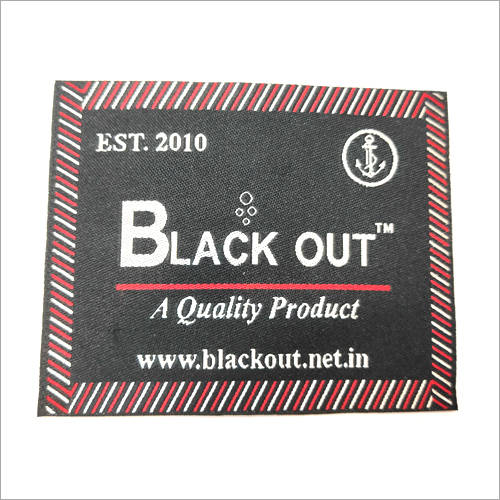 Square Shaped Woven Label