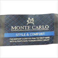 Branded Clothing Woven Label - Polyester, 50mm, Black | Rectangle Shape, High Density, Different Thickness Available For Shirt And Textile Industries