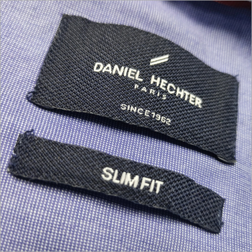 Rectangle Jeans Woven Label