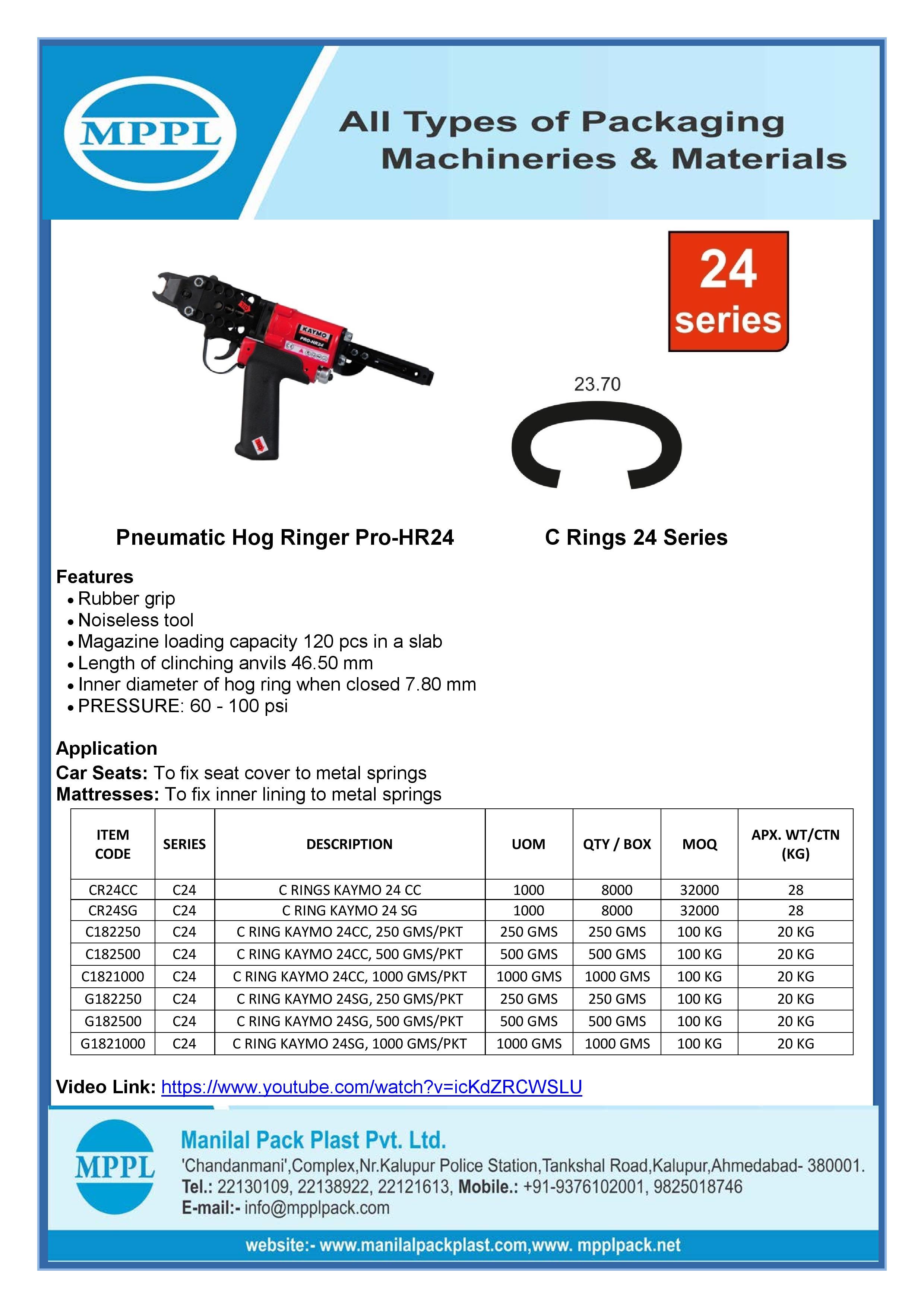 Pneumatic Hog Ringer Pro-HR24